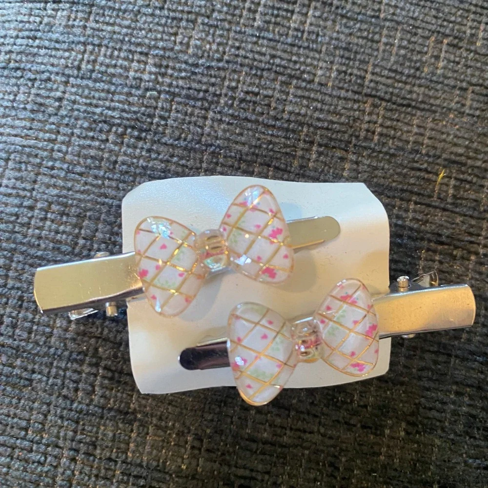 Handmade Hair Clips Kids Multicolor New Assorted Animal Flower Bicycle 16pc